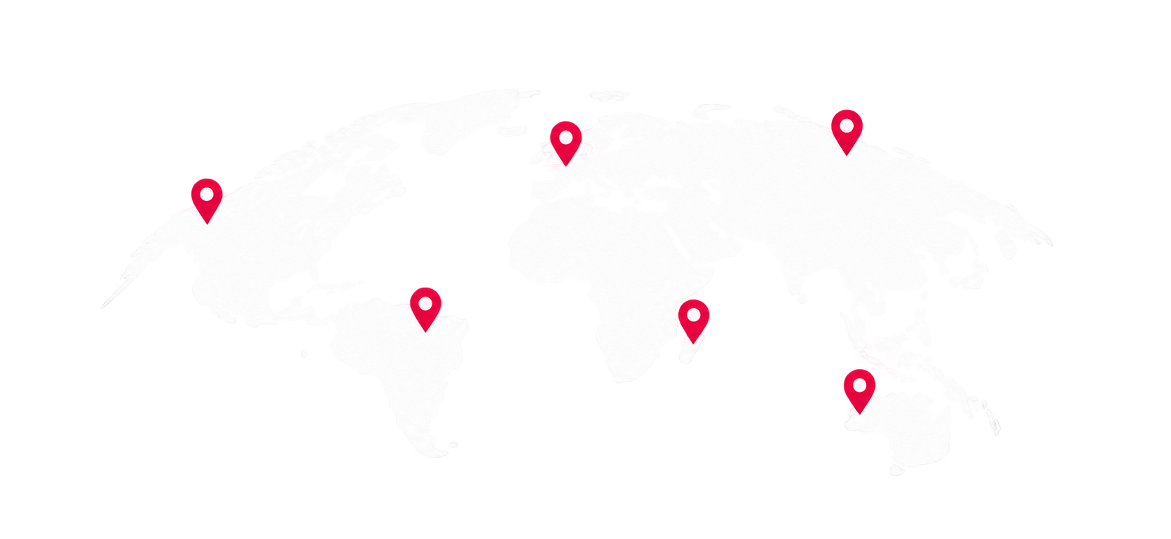 Abstract map with markers standing in for the nearby and wider-area bands
